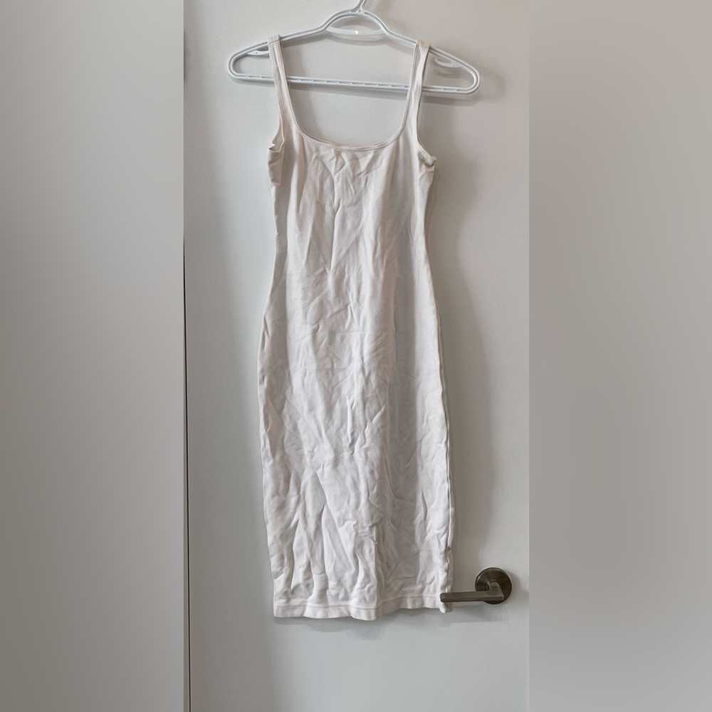 American Apparel White Tank Dress - size M
